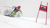 Martin Cater of Slovenia skiing in the men super-g race of the Audi FIS Alpine skiing World cup in Val Gardena, Italy. Men super-g race of the Audi FIS Alpine skiing World cup, was held on Saslong course in Val Gardena Groeden, Italy, on Friday, 15th of December 2017.
