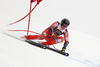 Adrian Smiseth Sejersted of Norway skiing in the men super-g race of the Audi FIS Alpine skiing World cup in Val Gardena, Italy. Men super-g race of the Audi FIS Alpine skiing World cup, was held on Saslong course in Val Gardena Groeden, Italy, on Friday, 15th of December 2017.
