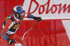 Winner Aksel Lund Svindal of Norway reacts in finish of the men downhill race of the Audi FIS Alpine skiing World cup in Val Gardena, Italy. Men downhill race of the Audi FIS Alpine skiing World cup, was held on Saslong course in Val Gardena Groeden, Italy, on Saturday, 16th of December 2017.
