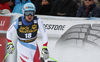 Patrick Kueng of Switzerland reacts in finish of the men downhill race of the Audi FIS Alpine skiing World cup in Val Gardena, Italy. Men downhill race of the Audi FIS Alpine skiing World cup, was held on Saslong course in Val Gardena Groeden, Italy, on Saturday, 16th of December 2017.
