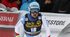 Patrick Kueng of Switzerland reacts in finish of the men downhill race of the Audi FIS Alpine skiing World cup in Val Gardena, Italy. Men downhill race of the Audi FIS Alpine skiing World cup, was held on Saslong course in Val Gardena Groeden, Italy, on Saturday, 16th of December 2017.
