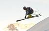 Steven Nyman of USA skiing in the men downhill race of the Audi FIS Alpine skiing World cup in Val Gardena, Italy. Men downhill race of the Audi FIS Alpine skiing World cup, was held on Saslong course in Val Gardena Groeden, Italy, on Saturday, 16th of December 2017.
