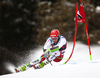 Justin Murisier of Switzerland skiing in the first run of the men giant slalom race of the Audi FIS Alpine skiing World cup in Alta Badia, Italy. Men giant slalom race of the Audi FIS Alpine skiing World cup, was held on Gran Risa course in Alta Badia, Italy, on Sunday, 17th of December 2017.
