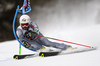 Thomas Fanara of France skiing in the first run of the men giant slalom race of the Audi FIS Alpine skiing World cup in Alta Badia, Italy. Men giant slalom race of the Audi FIS Alpine skiing World cup, was held on Gran Risa course in Alta Badia, Italy, on Sunday, 17th of December 2017.
