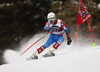 Ted Ligety of USA skiing in the first run of the men giant slalom race of the Audi FIS Alpine skiing World cup in Alta Badia, Italy. Men giant slalom race of the Audi FIS Alpine skiing World cup, was held on Gran Risa course in Alta Badia, Italy, on Sunday, 17th of December 2017.
