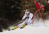 Roland Leitinger of Austria skiing in the first run of the men giant slalom race of the Audi FIS Alpine skiing World cup in Alta Badia, Italy. Men giant slalom race of the Audi FIS Alpine skiing World cup, was held on Gran Risa course in Alta Badia, Italy, on Sunday, 17th of December 2017.
