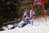 Samu Torsti of Finland skiing in the first run of the men giant slalom race of the Audi FIS Alpine skiing World cup in Alta Badia, Italy. Men giant slalom race of the Audi FIS Alpine skiing World cup, was held on Gran Risa course in Alta Badia, Italy, on Sunday, 17th of December 2017.
