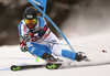 Samu Torsti of Finland skiing in the first run of the men giant slalom race of the Audi FIS Alpine skiing World cup in Alta Badia, Italy. Men giant slalom race of the Audi FIS Alpine skiing World cup, was held on Gran Risa course in Alta Badia, Italy, on Sunday, 17th of December 2017.
