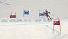 Alexis Pinturault of France skiing in the second run  of the men giant slalom race of the Audi FIS Alpine skiing World cup in Alta Badia, Italy. Men giant slalom race of the Audi FIS Alpine skiing World cup, was held on Gran Risa course in Alta Badia, Italy, on Sunday, 17th of December 2017.
