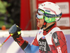 Ted Ligety of USA reacts in the finish of the second run of the men giant slalom race of the Audi FIS Alpine skiing World cup in Alta Badia, Italy. Men giant slalom race of the Audi FIS Alpine skiing World cup, was held on Gran Risa course in Alta Badia, Italy, on Sunday, 17th of December 2017.
