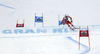 Henrik Kristoffersen of Norway skiing in the second run of the men giant slalom race of the Audi FIS Alpine skiing World cup in Alta Badia, Italy. Men giant slalom race of the Audi FIS Alpine skiing World cup, was held on Gran Risa course in Alta Badia, Italy, on Sunday, 17th of December 2017.
