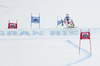 Luca Aerni of Switzerland  skiing in the second run of the men giant slalom race of the Audi FIS Alpine skiing World cup in Alta Badia, Italy. Men giant slalom race of the Audi FIS Alpine skiing World cup, was held on Gran Risa course in Alta Badia, Italy, on Sunday, 17th of December 2017.
