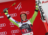 Zan Kranjec of Slovenia celebrate his medal won in the men giant slalom race of the Audi FIS Alpine skiing World cup in Alta Badia, Italy. Men giant slalom race of the Audi FIS Alpine skiing World cup, was held on Gran Risa course in Alta Badia, Italy, on Sunday, 17th of December 2017.
