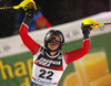 Erin Mielzynski of Canada reacts in finish of the second run of the women Snow Queen Trophy slalom race of the Audi FIS Alpine skiing World cup in Zagreb, Croatia. Women slalom race of the Audi FIS Alpine skiing World cup, was held on Sljeme above Zagreb, Croatia, on Wednesday, 3rd of January 2018.
