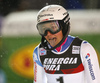 Wendy Holdener of Switzerland reacts in finish of the second run of the women Snow Queen Trophy slalom race of the Audi FIS Alpine skiing World cup in Zagreb, Croatia. Women slalom race of the Audi FIS Alpine skiing World cup, was held on Sljeme above Zagreb, Croatia, on Wednesday, 3rd of January 2018.
