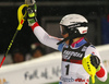 Wendy Holdener of Switzerland reacts in finish of the second run of the women Snow Queen Trophy slalom race of the Audi FIS Alpine skiing World cup in Zagreb, Croatia. Women slalom race of the Audi FIS Alpine skiing World cup, was held on Sljeme above Zagreb, Croatia, on Wednesday, 3rd of January 2018.
