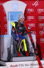 Winner Mikaela Shiffrin of USA celebrates her medal won in the women Snow Queen Trophy slalom race of the Audi FIS Alpine skiing World cup in Zagreb, Croatia. Women slalom race of the Audi FIS Alpine skiing World cup, was held on Sljeme above Zagreb, Croatia, on Wednesday, 3rd of January 2018.
