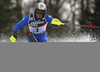 Stefano Gross of Italy skiing in the first run of the men Snow Queen Trophy slalom race of the Audi FIS Alpine skiing World cup in Zagreb, Croatia. Men slalom race of the Audi FIS Alpine skiing World cup, was held on Sljeme above Zagreb, Croatia, on Thursday, 4th of January 2018.
