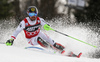 Marcel Hirscher of Austria skiing in the first run of the men Snow Queen Trophy slalom race of the Audi FIS Alpine skiing World cup in Zagreb, Croatia. Men slalom race of the Audi FIS Alpine skiing World cup, was held on Sljeme above Zagreb, Croatia, on Thursday, 4th of January 2018.
