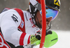 Marcel Hirscher of Austria skiing in the first run of the men Snow Queen Trophy slalom race of the Audi FIS Alpine skiing World cup in Zagreb, Croatia. Men slalom race of the Audi FIS Alpine skiing World cup, was held on Sljeme above Zagreb, Croatia, on Thursday, 4th of January 2018.
