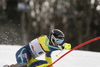 Andre Myhrer of Sweden skiing in the first run of the men Snow Queen Trophy slalom race of the Audi FIS Alpine skiing World cup in Zagreb, Croatia. Men slalom race of the Audi FIS Alpine skiing World cup, was held on Sljeme above Zagreb, Croatia, on Thursday, 4th of January 2018.
