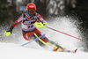 Leif Kristian Nestvold-Haugen of Norway skiing in the first run of the men Snow Queen Trophy slalom race of the Audi FIS Alpine skiing World cup in Zagreb, Croatia. Men slalom race of the Audi FIS Alpine skiing World cup, was held on Sljeme above Zagreb, Croatia, on Thursday, 4th of January 2018.
