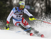 Ramon Zenhaeusern of Switzerland skiing in the first run of the men Snow Queen Trophy slalom race of the Audi FIS Alpine skiing World cup in Zagreb, Croatia. Men slalom race of the Audi FIS Alpine skiing World cup, was held on Sljeme above Zagreb, Croatia, on Thursday, 4th of January 2018.
