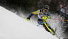 Mattias Roenngren of Sweden skiing in the first run of the men Snow Queen Trophy slalom race of the Audi FIS Alpine skiing World cup in Zagreb, Croatia. Men slalom race of the Audi FIS Alpine skiing World cup, was held on Sljeme above Zagreb, Croatia, on Thursday, 4th of January 2018.
