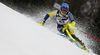 Gustav Lundbaeck of Sweden skiing in the first run of the men Snow Queen Trophy slalom race of the Audi FIS Alpine skiing World cup in Zagreb, Croatia. Men slalom race of the Audi FIS Alpine skiing World cup, was held on Sljeme above Zagreb, Croatia, on Thursday, 4th of January 2018.
