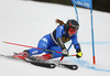 Sofia Goggia of Italy skiing in the first run of the women Golden Fox Trophy giant slalom race of the Audi FIS Alpine skiing World cup in Kranjska Gora, Slovenia. Women giant slalom race of the Audi FIS Alpine skiing World cup, which should be held in Maribor, was due lack of snow and warm temperatures transferred to Kranjska Gora, was held in Kranjska Gora, Slovenia, on Saturday, 6th of January 2018.
