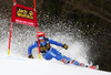 Federica Brignone of Italy skiing in the first run of the women Golden Fox Trophy giant slalom race of the Audi FIS Alpine skiing World cup in Kranjska Gora, Slovenia. Women giant slalom race of the Audi FIS Alpine skiing World cup, which should be held in Maribor, was due lack of snow and warm temperatures transferred to Kranjska Gora, was held in Kranjska Gora, Slovenia, on Saturday, 6th of January 2018.
