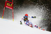 Petra Vlhova of Slovakia skiing in the first run of the women Golden Fox Trophy giant slalom race of the Audi FIS Alpine skiing World cup in Kranjska Gora, Slovenia. Women giant slalom race of the Audi FIS Alpine skiing World cup, which should be held in Maribor, was due lack of snow and warm temperatures transferred to Kranjska Gora, was held in Kranjska Gora, Slovenia, on Saturday, 6th of January 2018.
