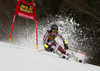 Sara Hector of Sweden skiing in the first run of the women Golden Fox Trophy giant slalom race of the Audi FIS Alpine skiing World cup in Kranjska Gora, Slovenia. Women giant slalom race of the Audi FIS Alpine skiing World cup, which should be held in Maribor, was due lack of snow and warm temperatures transferred to Kranjska Gora, was held in Kranjska Gora, Slovenia, on Saturday, 6th of January 2018.
