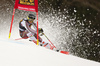 Estelle Alphand of Sweden skiing in the first run of the women Golden Fox Trophy giant slalom race of the Audi FIS Alpine skiing World cup in Kranjska Gora, Slovenia. Women giant slalom race of the Audi FIS Alpine skiing World cup, which should be held in Maribor, was due lack of snow and warm temperatures transferred to Kranjska Gora, was held in Kranjska Gora, Slovenia, on Saturday, 6th of January 2018.
