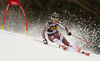 Estelle Alphand of Sweden skiing in the first run of the women Golden Fox Trophy giant slalom race of the Audi FIS Alpine skiing World cup in Kranjska Gora, Slovenia. Women giant slalom race of the Audi FIS Alpine skiing World cup, which should be held in Maribor, was due lack of snow and warm temperatures transferred to Kranjska Gora, was held in Kranjska Gora, Slovenia, on Saturday, 6th of January 2018.
