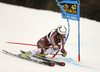 Ylva Staalnacke of Sweden skiing in the first run of the women Golden Fox Trophy giant slalom race of the Audi FIS Alpine skiing World cup in Kranjska Gora, Slovenia. Women giant slalom race of the Audi FIS Alpine skiing World cup, which should be held in Maribor, was due lack of snow and warm temperatures transferred to Kranjska Gora, was held in Kranjska Gora, Slovenia, on Saturday, 6th of January 2018.
