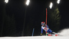 Irene Curtoni of Italy skiing in the first run of the women night slalom race of the Audi FIS Alpine skiing World cup in Flachau, Austria. Women slalom race of the Audi FIS Alpine skiing World cup was held in Flachau, Austria, on Tuesday, 9th of January 2018.
