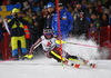 Frida Hansdotter of Sweden skiing in the first run of the women night slalom race of the Audi FIS Alpine skiing World cup in Flachau, Austria. Women slalom race of the Audi FIS Alpine skiing World cup was held in Flachau, Austria, on Tuesday, 9th of January 2018.
