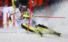 Marina Wallner of Germany skiing in the first run of the women night slalom race of the Audi FIS Alpine skiing World cup in Flachau, Austria. Women slalom race of the Audi FIS Alpine skiing World cup was held in Flachau, Austria, on Tuesday, 9th of January 2018.
