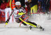 Magdalena Fjaellstroem of Sweden skiing in the first run of the women night slalom race of the Audi FIS Alpine skiing World cup in Flachau, Austria. Women slalom race of the Audi FIS Alpine skiing World cup was held in Flachau, Austria, on Tuesday, 9th of January 2018.
