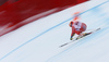 Aleksander Aamodt Kilde of Norway skiing in second training run for men downhill race of the Audi FIS Alpine skiing World cup in Garmisch-Partenkirchen, Germany. Second training run for men downhill race of the Audi FIS Alpine skiing World cup was held on Kandahar track in Garmisch-Partenkirchen, Germany, on Friday, 26th of January 2018.
