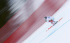 Marc Gisin of Switzerland skiing in second training run for men downhill race of the Audi FIS Alpine skiing World cup in Garmisch-Partenkirchen, Germany. Second training run for men downhill race of the Audi FIS Alpine skiing World cup was held on Kandahar track in Garmisch-Partenkirchen, Germany, on Friday, 26th of January 2018.
