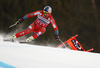 Fourth placed Aksel Lund Svindal of Norway skiing in men downhill race of the Audi FIS Alpine skiing World cup in Garmisch-Partenkirchen, Germany. Men downhill race of the Audi FIS Alpine skiing World cup was held on Kandahar track in Garmisch-Partenkirchen, Germany, on Saturday, 27th of January 2018.
