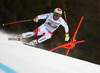 Winner Beat Feuz of Switzerland skiing in men downhill race of the Audi FIS Alpine skiing World cup in Garmisch-Partenkirchen, Germany. Men downhill race of the Audi FIS Alpine skiing World cup was held on Kandahar track in Garmisch-Partenkirchen, Germany, on Saturday, 27th of January 2018.
