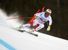 Winner Beat Feuz of Switzerland skiing in men downhill race of the Audi FIS Alpine skiing World cup in Garmisch-Partenkirchen, Germany. Men downhill race of the Audi FIS Alpine skiing World cup was held on Kandahar track in Garmisch-Partenkirchen, Germany, on Saturday, 27th of January 2018.
