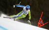 Bostjan Kline of Slovenia skiing in men downhill race of the Audi FIS Alpine skiing World cup in Garmisch-Partenkirchen, Germany. Men downhill race of the Audi FIS Alpine skiing World cup was held on Kandahar track in Garmisch-Partenkirchen, Germany, on Saturday, 27th of January 2018.
