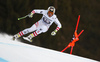 Fifth placed Hannes Reichelt of Austria skiing in men downhill race of the Audi FIS Alpine skiing World cup in Garmisch-Partenkirchen, Germany. Men downhill race of the Audi FIS Alpine skiing World cup was held on Kandahar track in Garmisch-Partenkirchen, Germany, on Saturday, 27th of January 2018.
