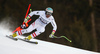 Second placed Vincent Kriechmayr of Austria skiing in men downhill race of the Audi FIS Alpine skiing World cup in Garmisch-Partenkirchen, Germany. Men downhill race of the Audi FIS Alpine skiing World cup was held on Kandahar track in Garmisch-Partenkirchen, Germany, on Saturday, 27th of January 2018.
