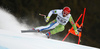 Martin Cater of Slovenia skiing in men downhill race of the Audi FIS Alpine skiing World cup in Garmisch-Partenkirchen, Germany. Men downhill race of the Audi FIS Alpine skiing World cup was held on Kandahar track in Garmisch-Partenkirchen, Germany, on Saturday, 27th of January 2018.
