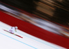 Daniel Danklmaier of Austria skiing in men downhill race of the Audi FIS Alpine skiing World cup in Garmisch-Partenkirchen, Germany. Men downhill race of the Audi FIS Alpine skiing World cup was held on Kandahar track in Garmisch-Partenkirchen, Germany, on Saturday, 27th of January 2018.
